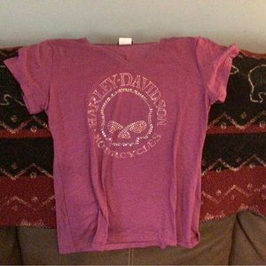 Preowned Ladies Harley Davidson T shirt size Lg